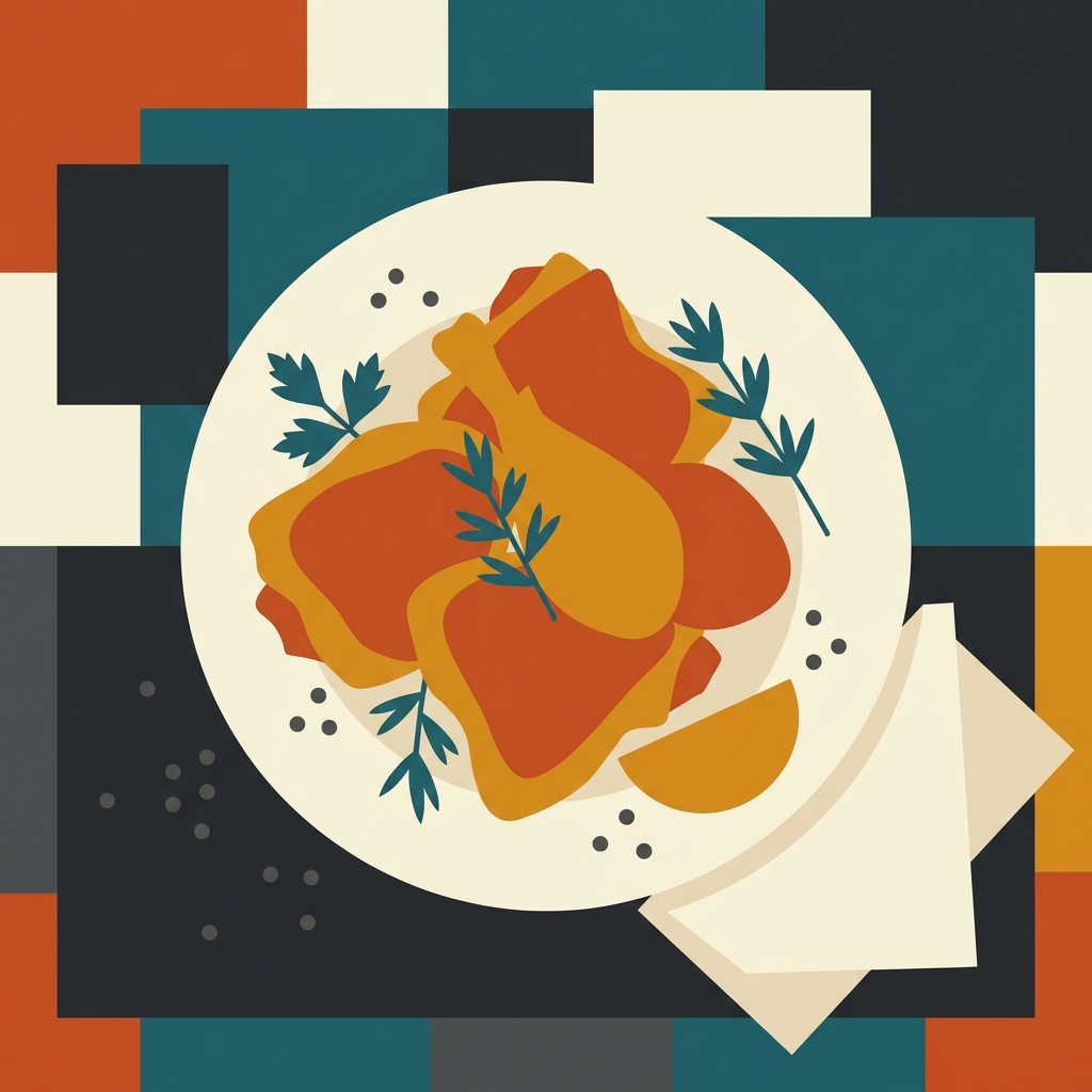 Crispy air fryer chicken illustration