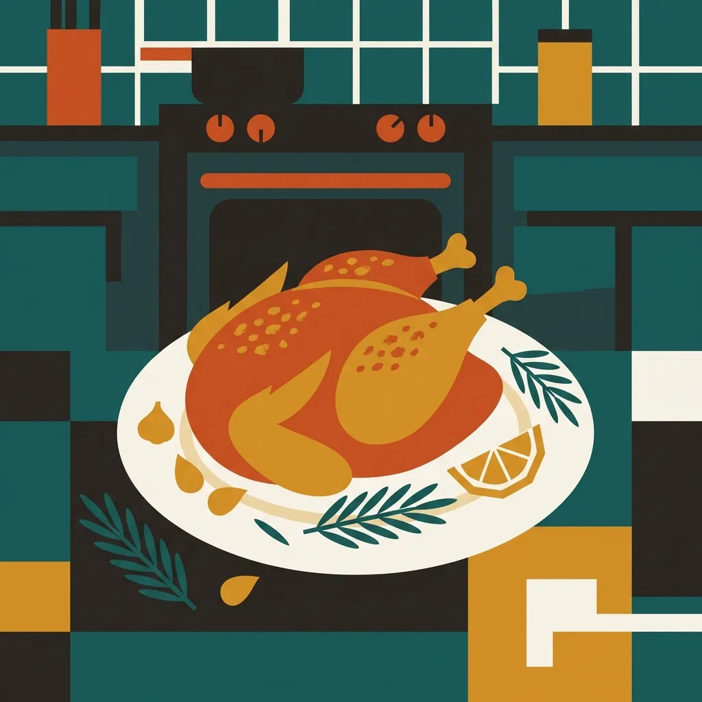 Oven roasted garlic chicken